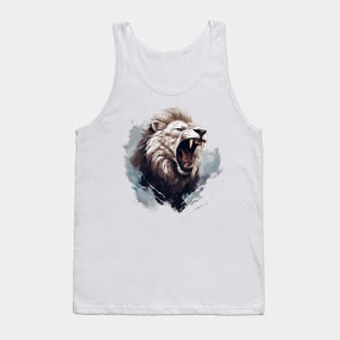 Roaring Lion In A Cloud Tank Top